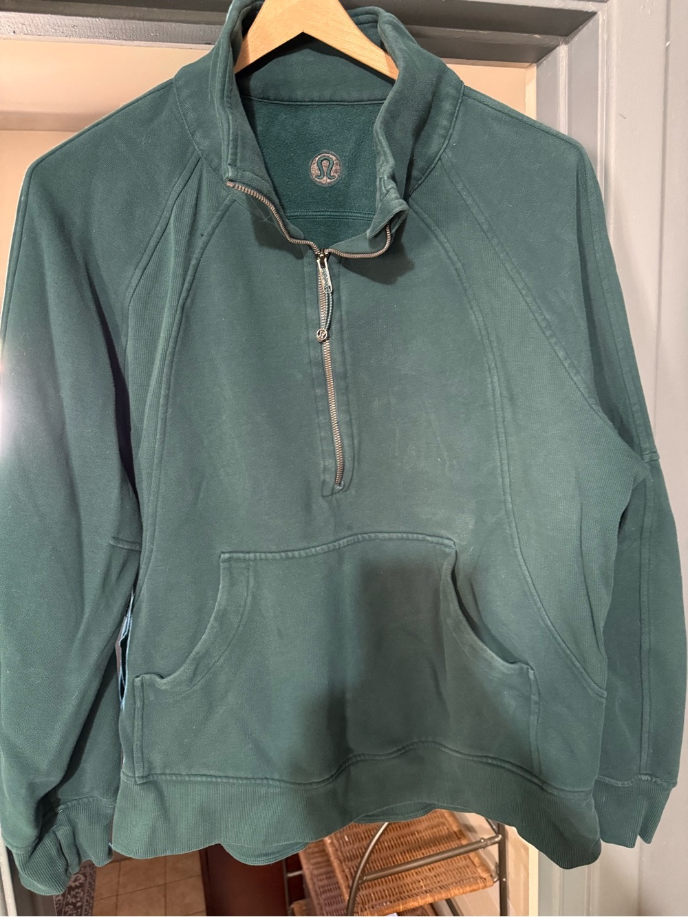 lululemon athletica Forest Green Quarter-Zip Pullover